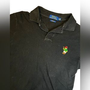 Polo Ralph Lauren Polo Bear Men's Polo Shirt Custom Fit Retro Size Med